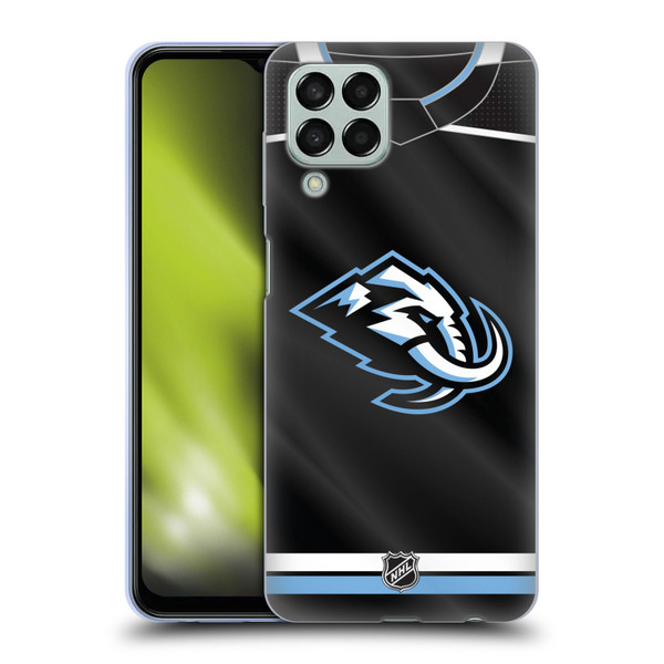 NHL Utah Mammoth Jersey Soft Gel Case for Samsung Galaxy M33 (2022)