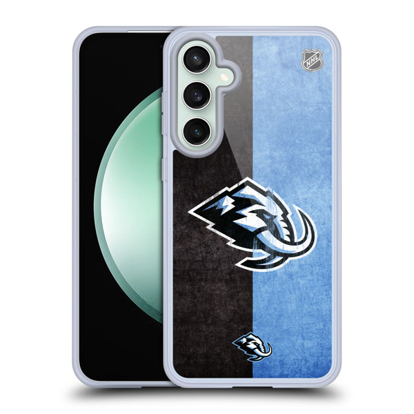 NHL Utah Mammoth Half Distressed Soft Gel Case for Samsung Galaxy S23 FE 5G