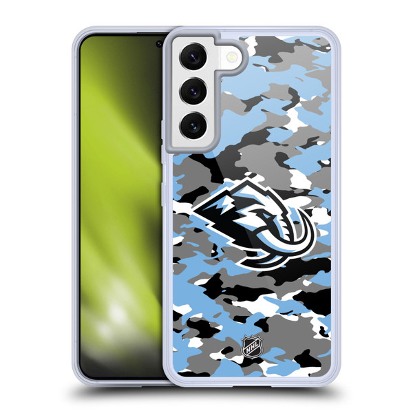 NHL Utah Mammoth Camouflage Soft Gel Case for Samsung Galaxy S22 5G
