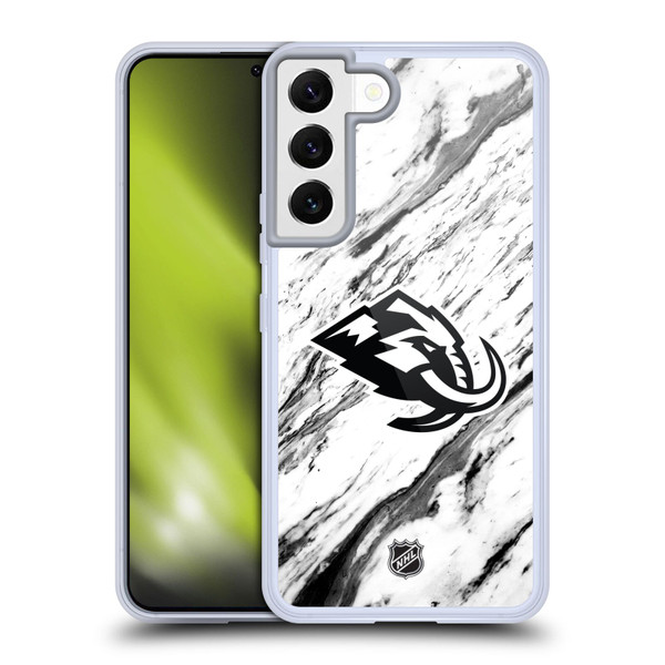NHL Utah Mammoth Marble Soft Gel Case for Samsung Galaxy S22 5G
