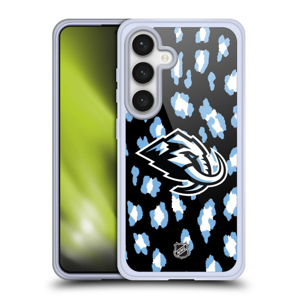 NHL Utah Mammoth Leopard Pattern Soft Gel Case for Samsung Galaxy S24 5G