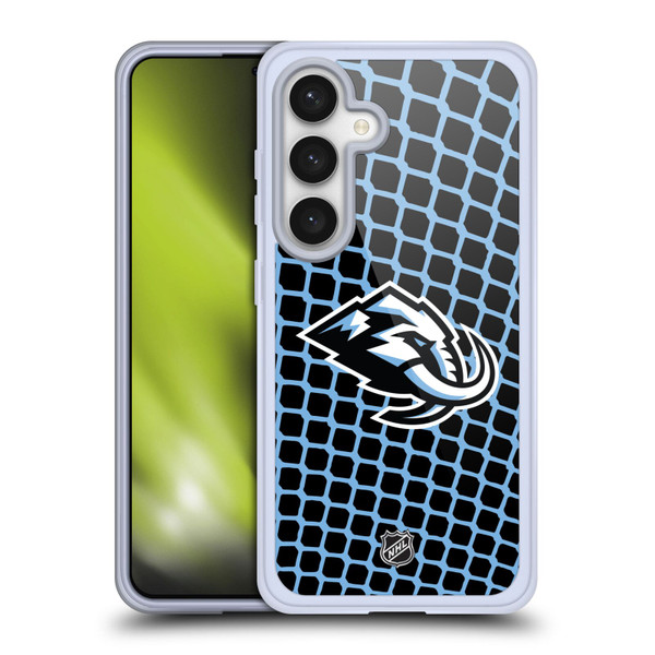 NHL Utah Mammoth Net Pattern Soft Gel Case for Samsung Galaxy S24 5G