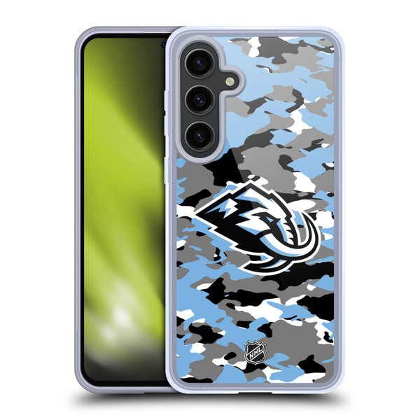 NHL Utah Mammoth Camouflage Soft Gel Case for Samsung Galaxy S24+ 5G
