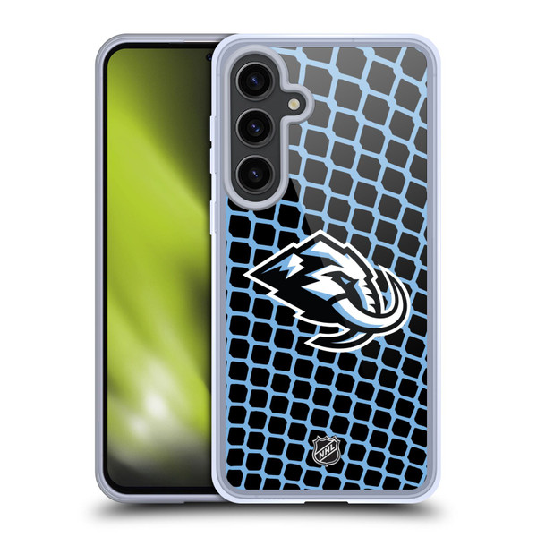 NHL Utah Mammoth Net Pattern Soft Gel Case for Samsung Galaxy S24+ 5G