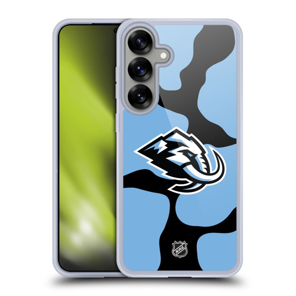 NHL Utah Mammoth Cow Pattern Soft Gel Case for Samsung Galaxy S25+