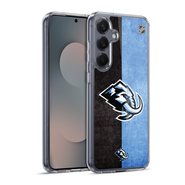 NHL Utah Mammoth Half Distressed Soft Gel Case for Samsung Galaxy S25+ & MagSafe