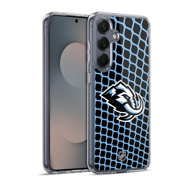 NHL Utah Mammoth Net Pattern Soft Gel Case for Samsung Galaxy S25+ & MagSafe