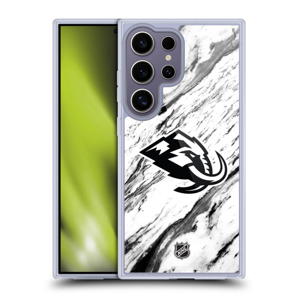 NHL Utah Mammoth Marble Soft Gel Case for Samsung Galaxy S25 Ultra