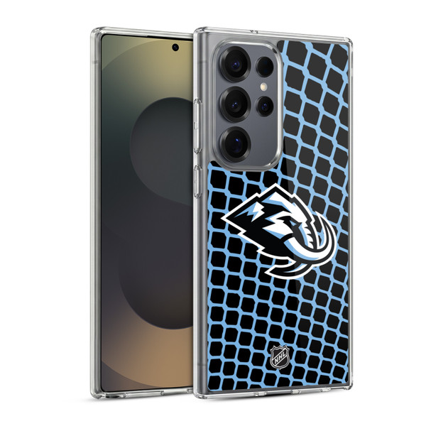 NHL Utah Mammoth Net Pattern Soft Gel Case for Samsung Galaxy S25 Ultra & MagSafe