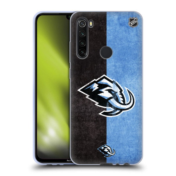 NHL Utah Mammoth Half Distressed Soft Gel Case for Xiaomi Redmi Note 8T