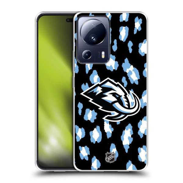 NHL Utah Mammoth Leopard Pattern Soft Gel Case for Xiaomi 13 Lite 5G