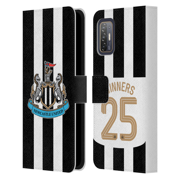 Newcastle United Football Club 2025 Cup Winners Home Kit Leather Book Wallet Case Cover For HTC Desire 21 Pro 5G