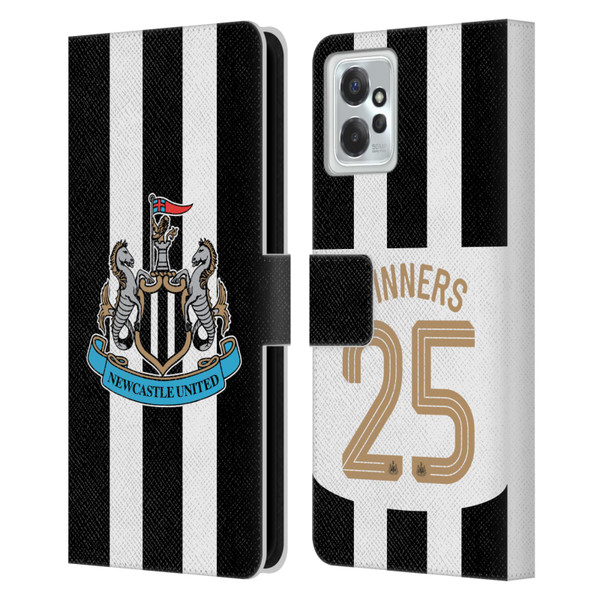 Newcastle United Football Club 2025 Cup Winners Home Kit Leather Book Wallet Case Cover For Motorola Moto G Power (2023)