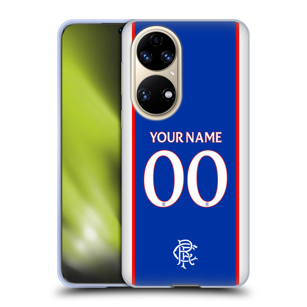 Custom Customised Personalised Rangers FC 2025/26 Kit Home Soft Gel Case for Huawei P50