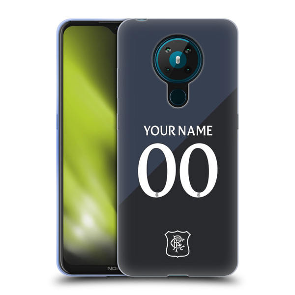 Custom Customised Personalised Rangers FC 2025/26 Kit Third Soft Gel Case for Nokia 5.3