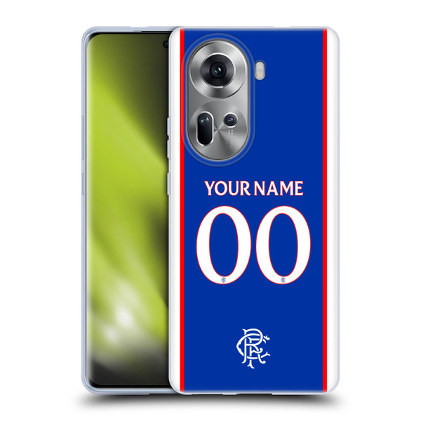 Custom Customised Personalised Rangers FC 2025/26 Kit Home Soft Gel Case for OPPO Reno11