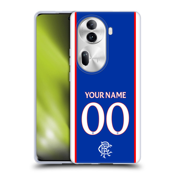 Custom Customised Personalised Rangers FC 2025/26 Kit Home Soft Gel Case for OPPO Reno11 Pro