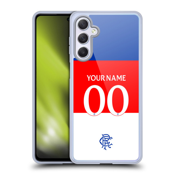 Custom Customised Personalised Rangers FC 2025/26 Kit Away Soft Gel Case for Samsung Galaxy M54 5G
