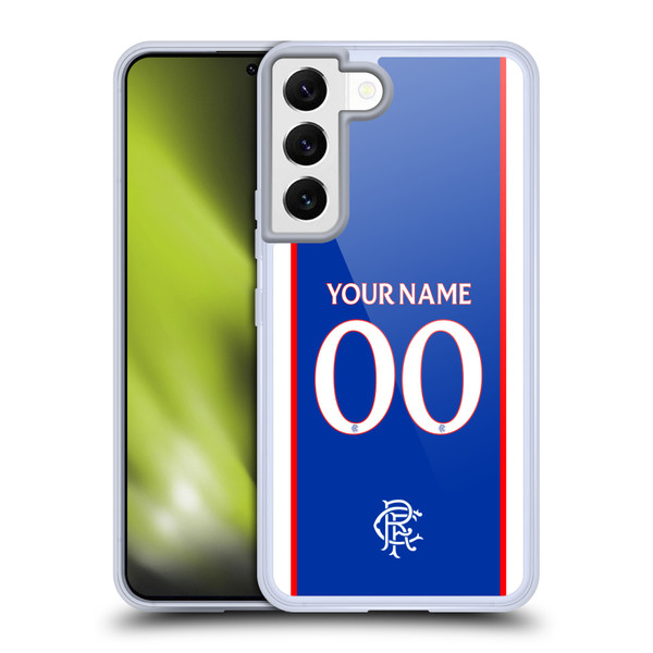 Custom Customised Personalised Rangers FC 2025/26 Kit Home Soft Gel Case for Samsung Galaxy S22 5G