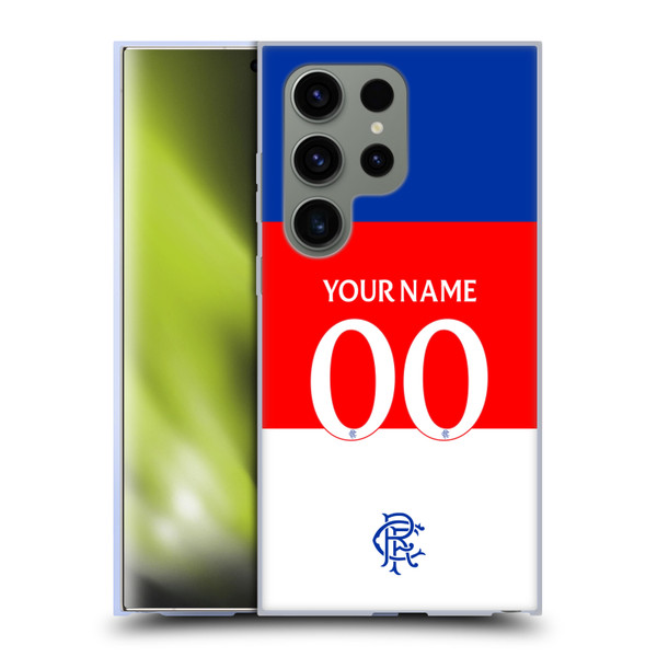 Custom Customised Personalised Rangers FC 2025/26 Kit Away Soft Gel Case for Samsung Galaxy S24 Ultra 5G