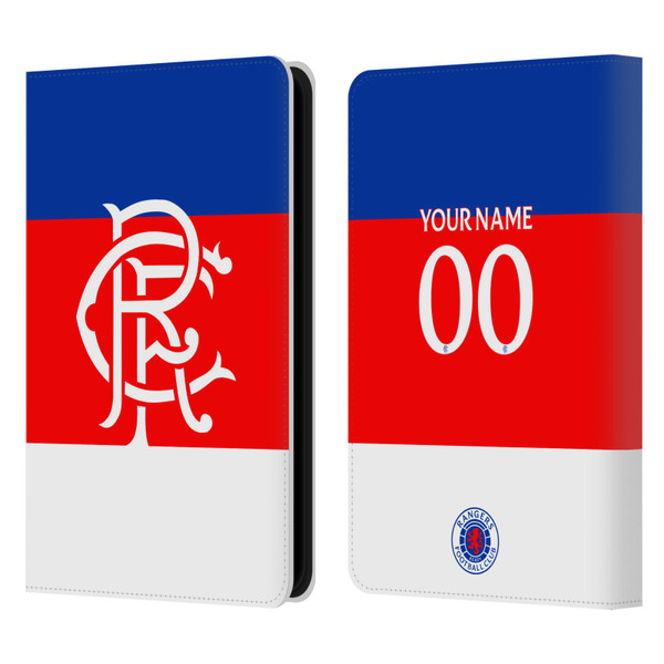 Custom Customised Personalised Rangers FC 2025/26 Kit Away Leather Book Wallet Case Cover For Amazon Kindle Paperwhite 5 (2021)