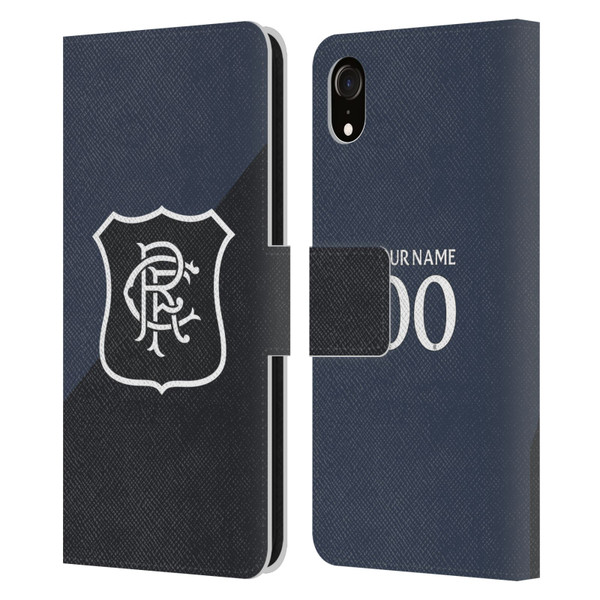Custom Customised Personalised Rangers FC 2025/26 Kit Third Leather Book Wallet Case Cover For Apple iPhone XR Custom Customised Personalised Rangers FC 2025/26 Kit Third Leather Book Wallet Case Cover For Apple iPhone XR