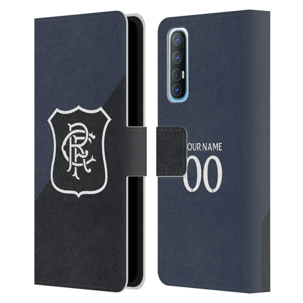 Custom Customised Personalised Rangers FC 2025/26 Kit Third Leather Book Wallet Case Cover For OPPO Find X2 Neo 5G Custom Customised Personalised Rangers FC 2025/26 Kit Third Leather Book Wallet Case Cover For OPPO Find X2 Neo 5G