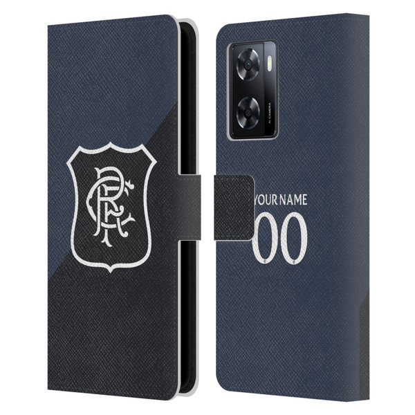 Custom Customised Personalised Rangers FC 2025/26 Kit Third Leather Book Wallet Case Cover For OPPO A57s Custom Customised Personalised Rangers FC 2025/26 Kit Third Leather Book Wallet Case Cover For OPPO A57s