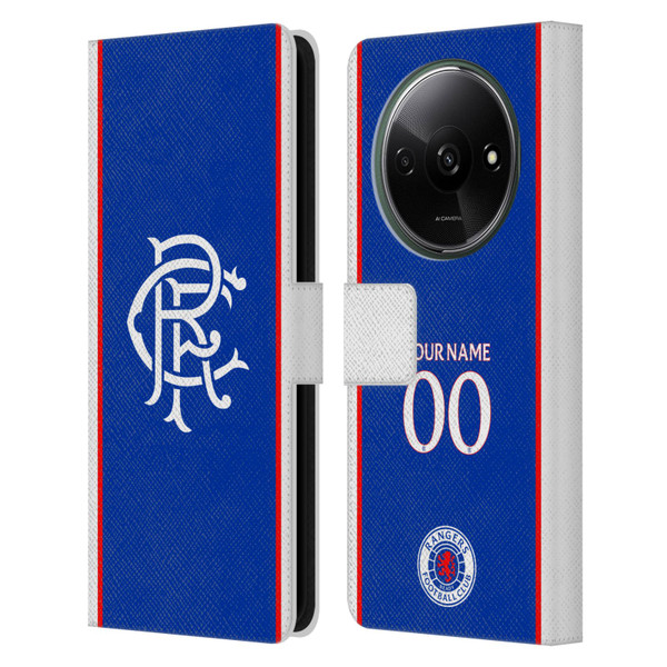 Custom Customised Personalised Rangers FC 2025/26 Kit Home Leather Book Wallet Case Cover For Xiaomi Redmi A3 Custom Customised Personalised Rangers FC 2025/26 Kit Home Leather Book Wallet Case Cover For Xiaomi Redmi A3