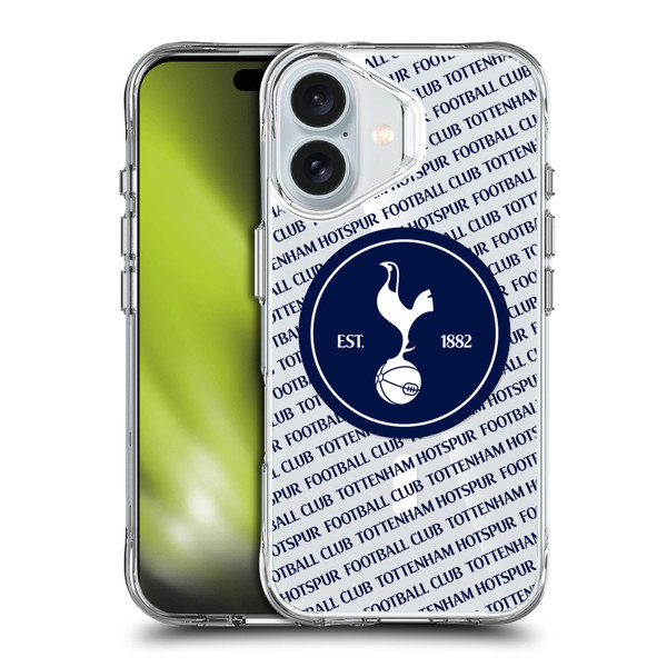 Tottenham Hotspur F.C. Logo Icon Cockerel Pattern SHOCKPROOF BUMPER CASE COMPATIBLE WITH  & MAGSAFE Apple iPhone 16