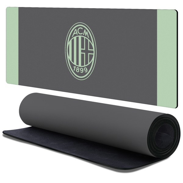 AC Milan 2024/25 Crest Kit Third Gaming Office Desk PC Keyboard Mouse Mat Pad 37.4 x 15.75 x 0.16 inches (900 x 400 mm) - XL