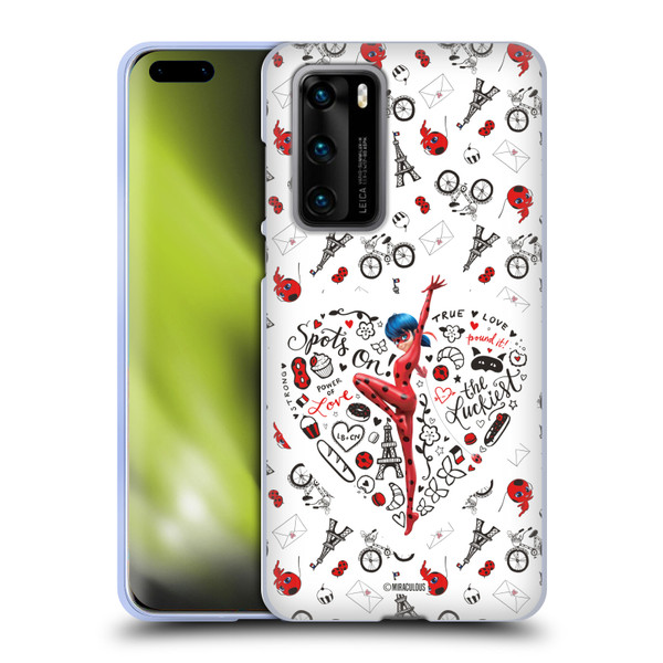 Miraculous Ladybug Character Art And Patterns Ladybug Soft Gel Case for Huawei P40 5G