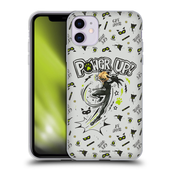 Miraculous Ladybug Character Art And Patterns Cat Noir Soft Gel Case for Apple iPhone 11