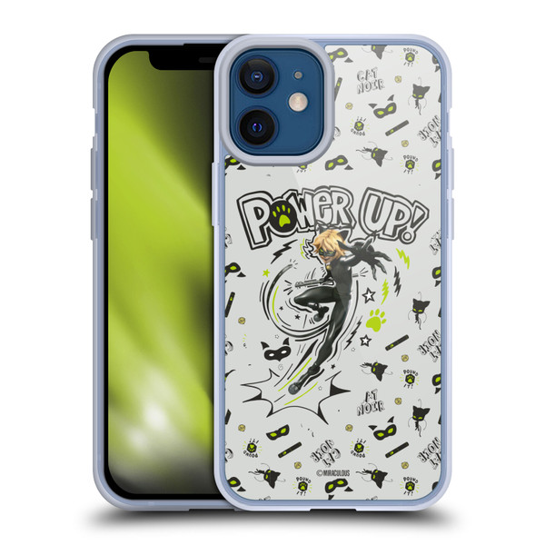 Miraculous Ladybug Character Art And Patterns Cat Noir Soft Gel Case for Apple iPhone 12 Mini