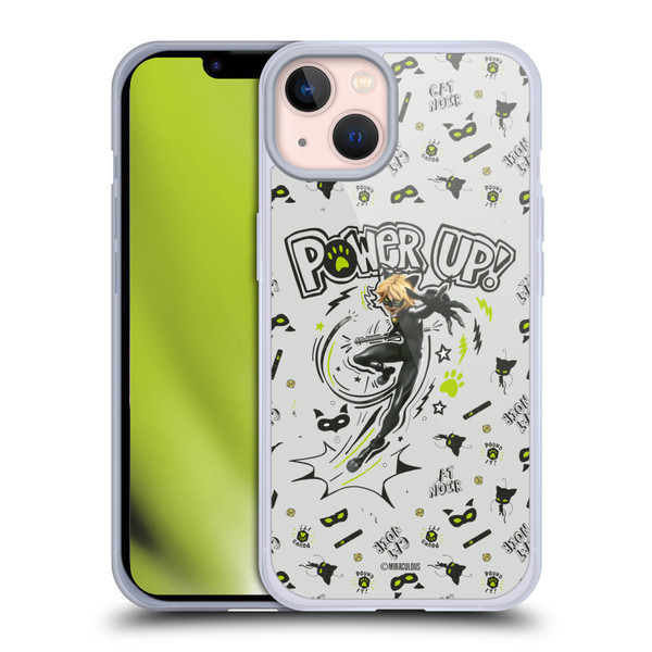 Miraculous Ladybug Character Art And Patterns Cat Noir Soft Gel Case for Apple iPhone 13