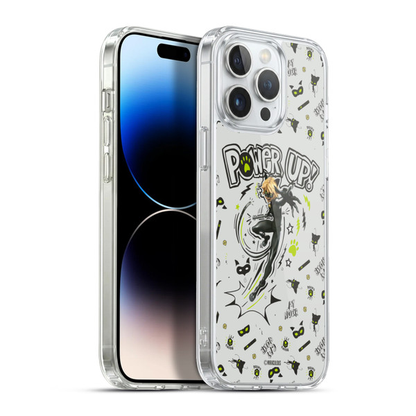 Miraculous Ladybug Character Art And Patterns Cat Noir Soft Gel Case for Apple iPhone 13 Pro Max & MagSafe