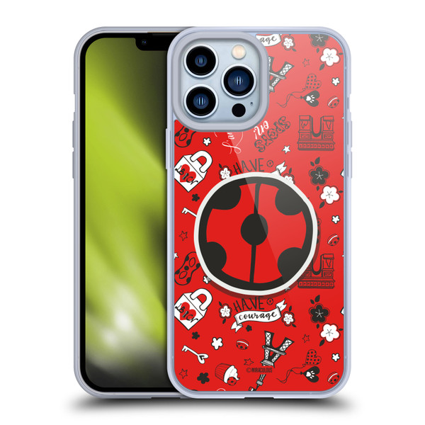Miraculous Ladybug Character Art And Patterns Ladybug In Red Soft Gel Case for Apple iPhone 13 Pro Max