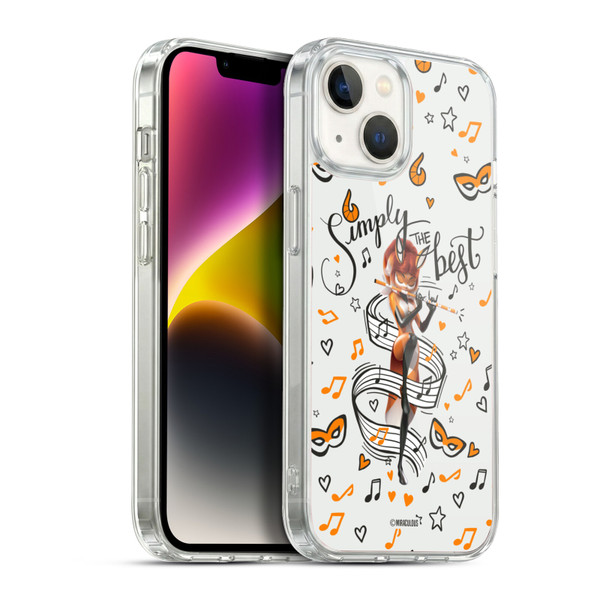 Miraculous Ladybug Character Art And Patterns Rena Rouge Soft Gel Case for Apple iPhone 14