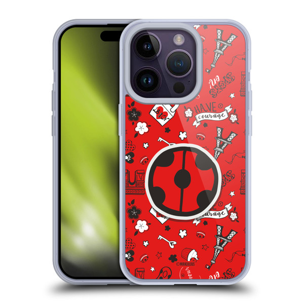 Miraculous Ladybug Character Art And Patterns Ladybug In Red Soft Gel Case for Apple iPhone 14 Pro
