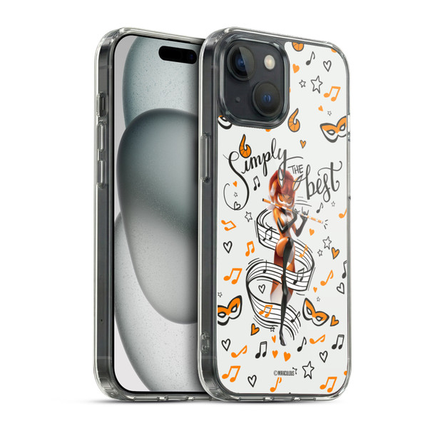 Miraculous Ladybug Character Art And Patterns Rena Rouge Soft Gel Case for Apple iPhone 15 & MagSafe