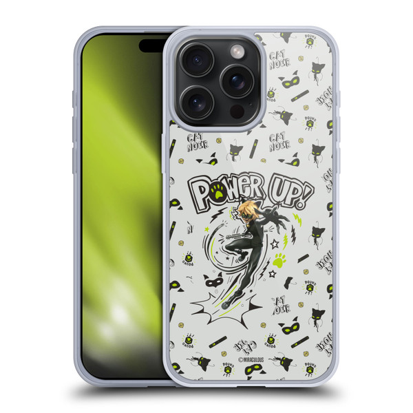Miraculous Ladybug Character Art And Patterns Cat Noir Soft Gel Case for Apple iPhone 15 Pro Max