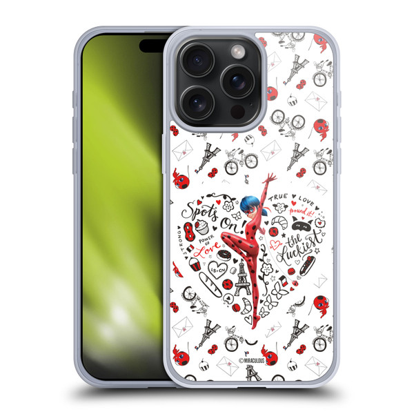 Miraculous Ladybug Character Art And Patterns Ladybug Soft Gel Case for Apple iPhone 15 Pro Max
