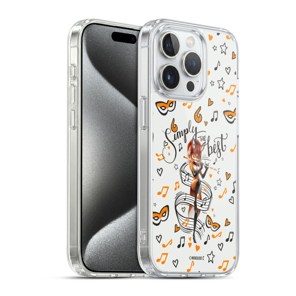 Miraculous Ladybug Character Art And Patterns Rena Rouge Soft Gel Case for Apple iPhone 15 Pro & MagSafe