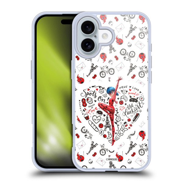 Miraculous Ladybug Character Art And Patterns Ladybug Soft Gel Case for Apple iPhone 16