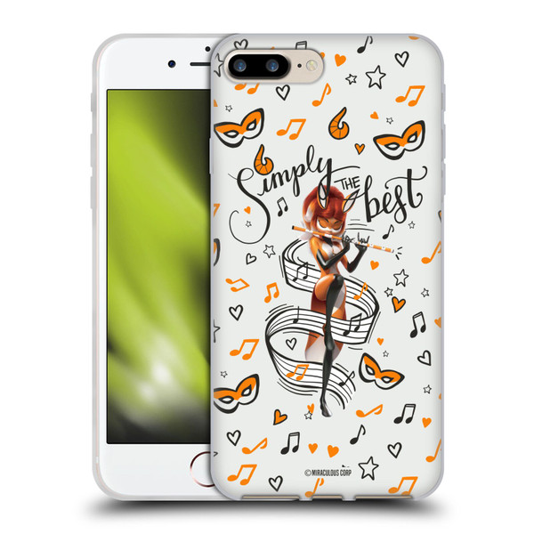 Miraculous Ladybug Character Art And Patterns Rena Rouge Soft Gel Case for Apple iPhone 7 Plus / iPhone 8 Plus