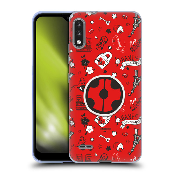 Miraculous Ladybug Character Art And Patterns Ladybug In Red Soft Gel Case for LG K22