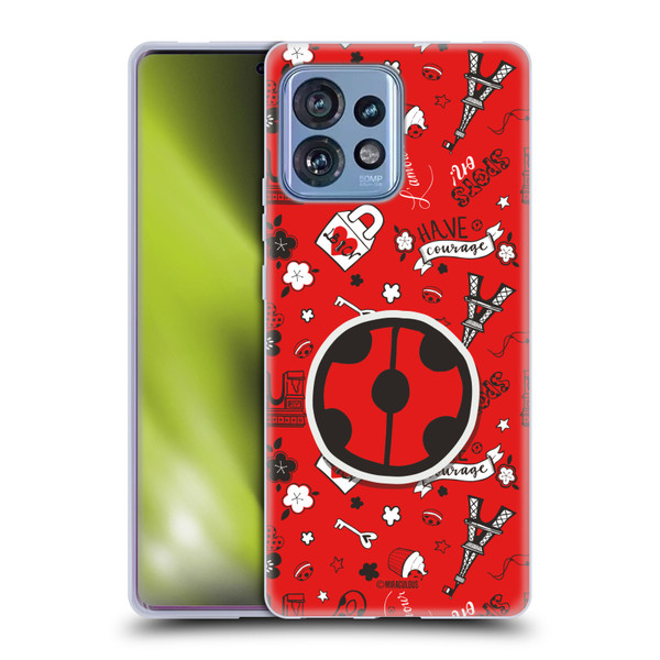 Miraculous Ladybug Character Art And Patterns Ladybug In Red Soft Gel Case for Motorola Moto Edge 40 Pro/Plus 2023