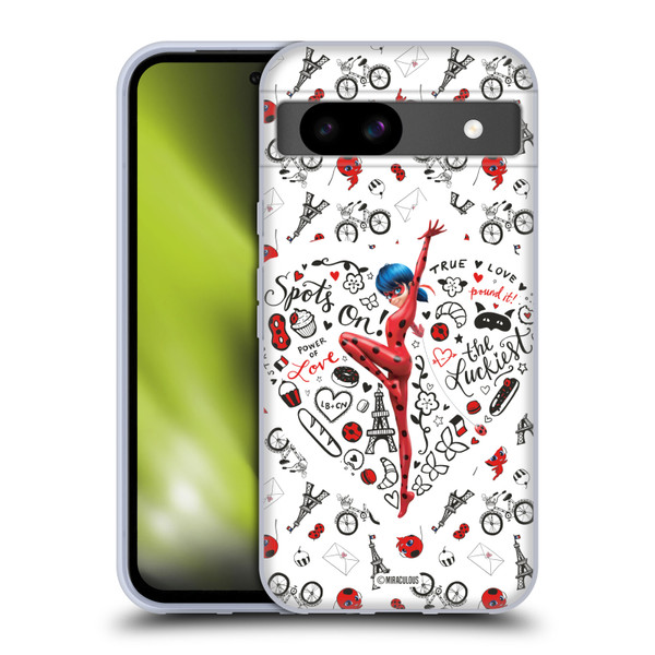 Miraculous Ladybug Character Art And Patterns Ladybug Soft Gel Case for Google Pixel 8a