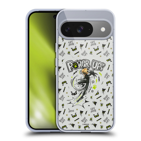 Miraculous Ladybug Character Art And Patterns Cat Noir Soft Gel Case for Google Pixel 9 / Pixel 9 Pro