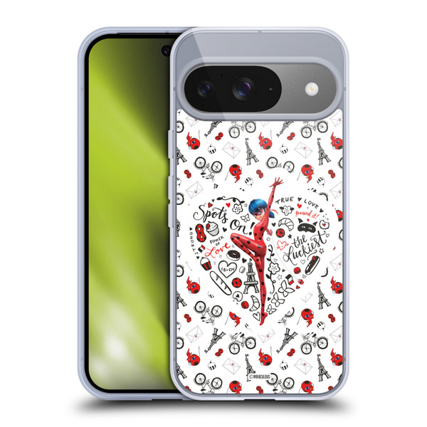 Miraculous Ladybug Character Art And Patterns Ladybug Soft Gel Case for Google Pixel 9 / Pixel 9 Pro